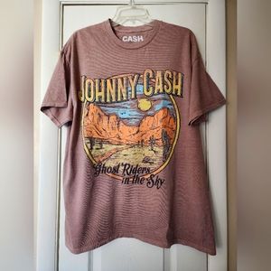 Womans Johnny Cash Tshirt